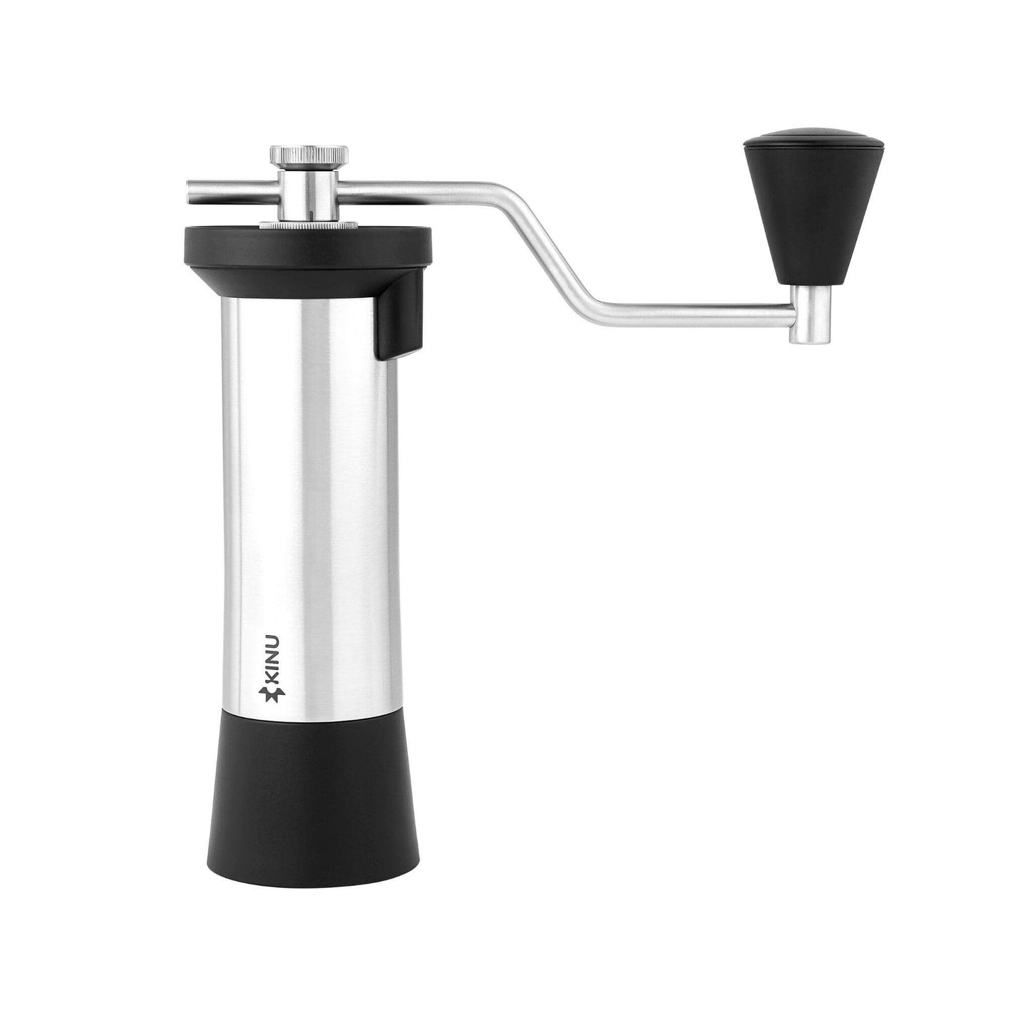 Auf dem Bild sieht man die Kinu Simplicity Handmühle für Kaffee.